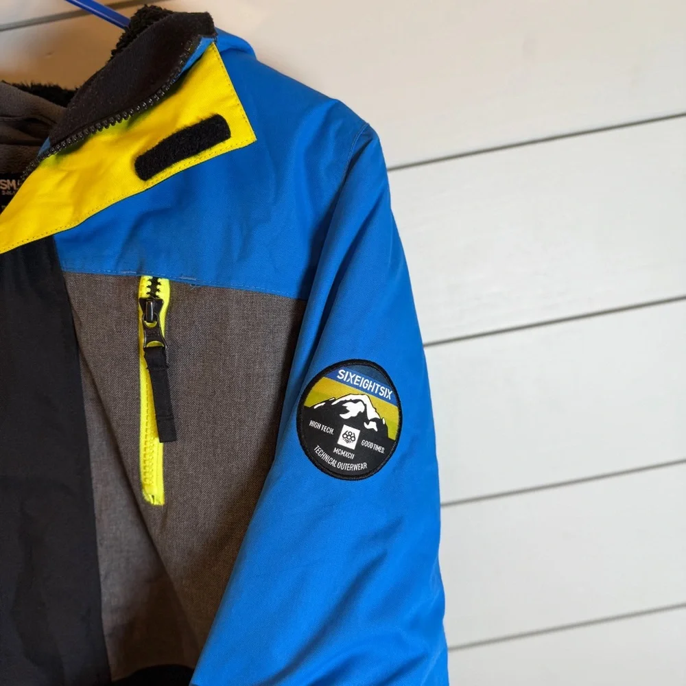 686 3-in-1 SMARTY technology blue full zip‎ coat youth size large